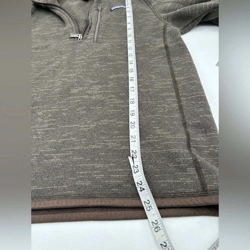 Patagonia Better Sweater 1/4 Zip Fleece Jacket Brown Small Pullover‎